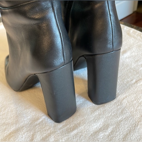 LIKE NEW Steve Madden “Ally” High Block Heel Boots - Sz 10M - Picture 4 of 11